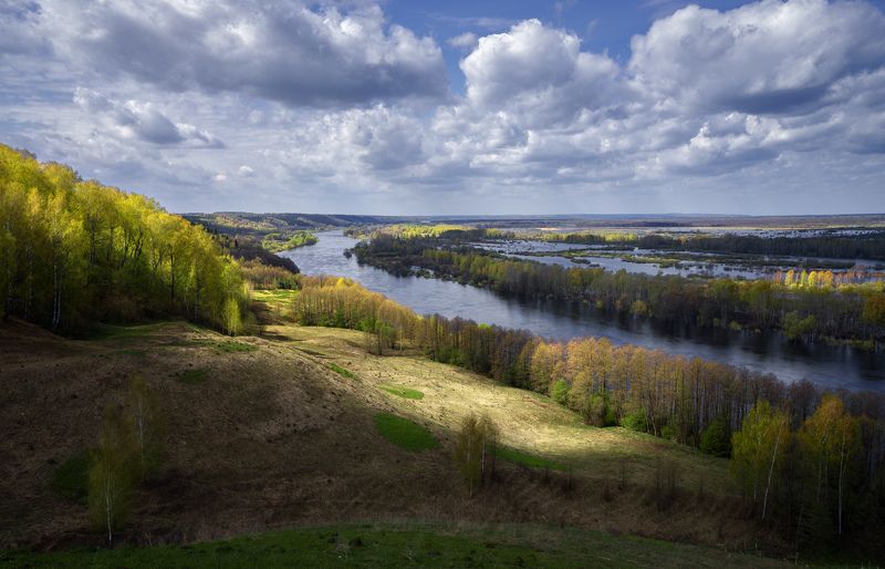клязьма, разлив, весна, гороховец, лысая гора Разлив Клязьмы в Гороховцеphoto preview