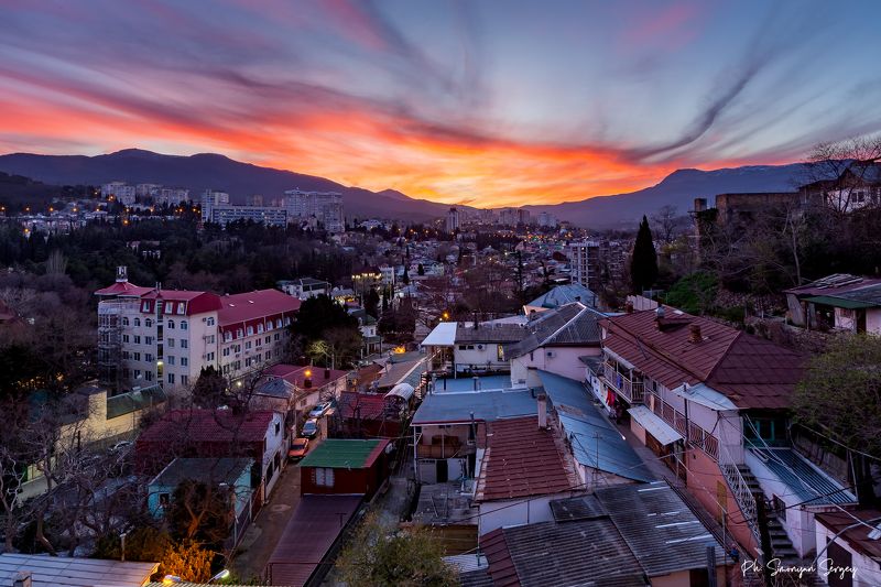 Городской закатphoto preview