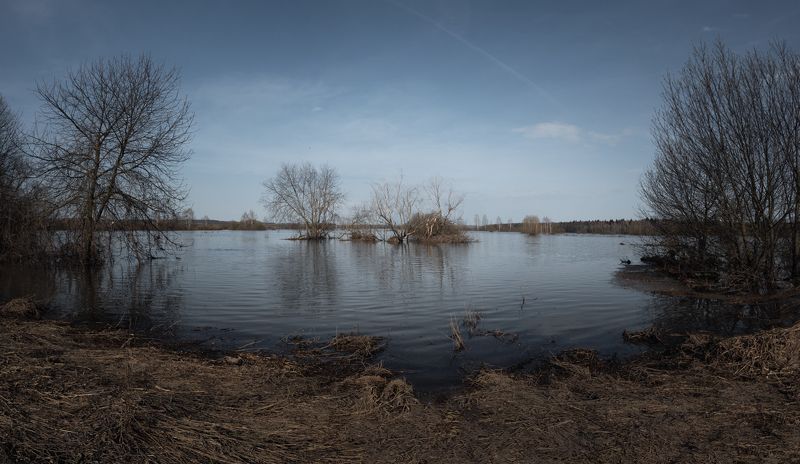 #пезаж #весна #туман #небо Веснаphoto preview