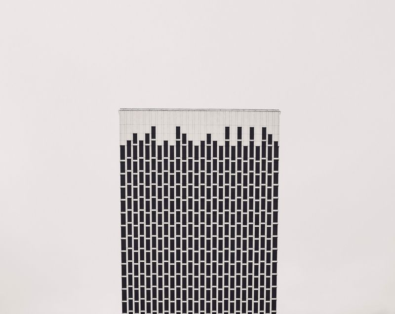 architecture, pattern, black, white, building, moscow, russia, urban, city, abstract Тетрисphoto preview