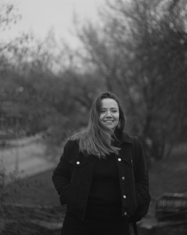 портрет женский чб Ольгаphoto preview