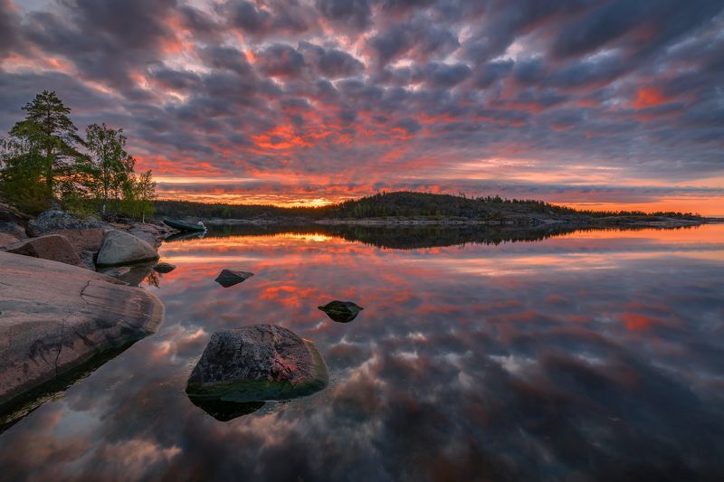 Белы ночи на Ладоге....photo preview