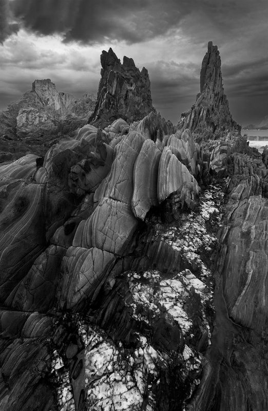 photo, photography, picture, land, landscape, nature, sea, seas, blackandwhite, mood , monochrome PERMIAN SEASphoto preview