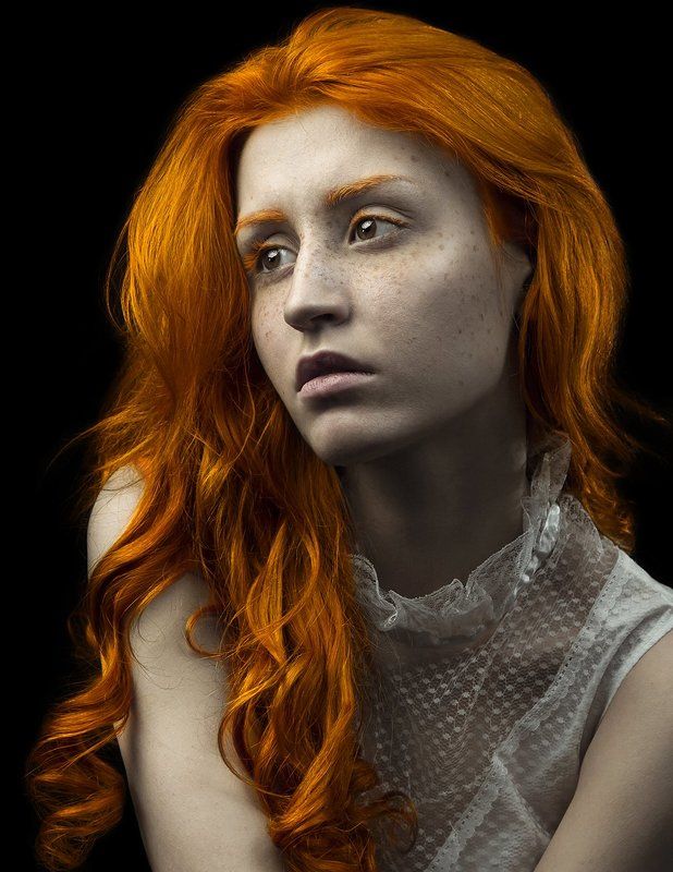 Color, Colorful, Girl, Hair, Orange, Веснушки, Оранжевый, Портрет, Портрет девушки, Рыжая, Цвет P E R F U M E Rphoto preview
