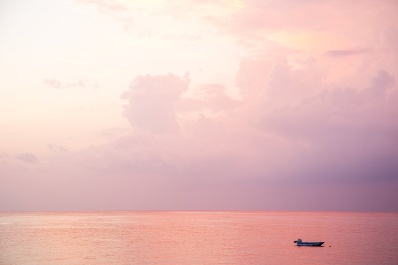 восход, розовый, море Розовый восходphoto preview