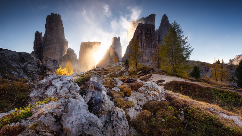 Morning at the Cinque Torriphoto preview