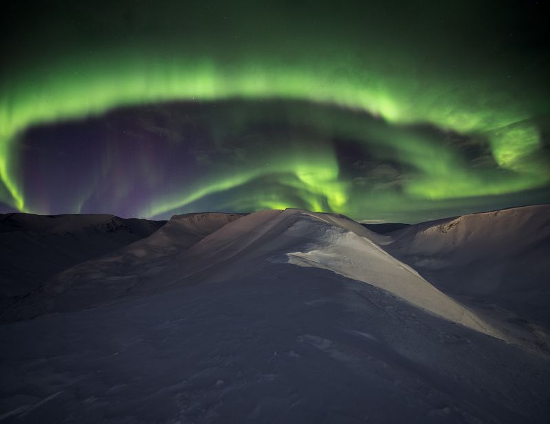 пейзаж,аврора,кольский,север,апрель,горы Хибинское светило photo preview