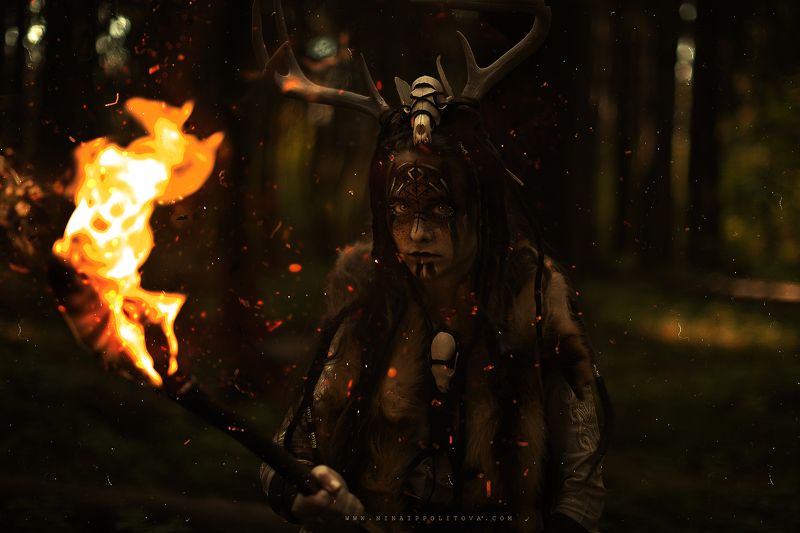 dark, art, horror, portrait, fine-art, cosplay, sfx,  Д о ч е р и  О д и н а photo preview