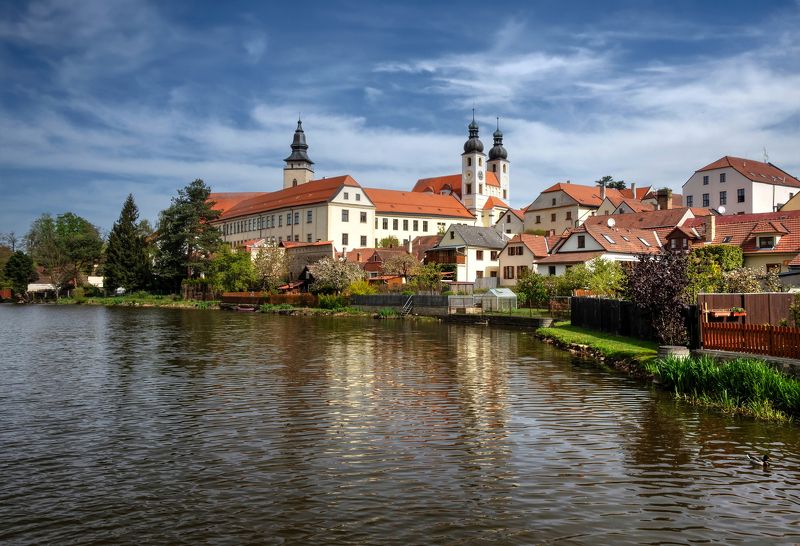 чехия, весна, городок Про маленький городок Тельч.photo preview