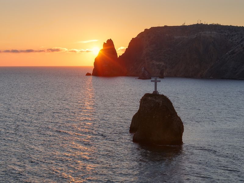 севастополь, фиолент, море, пляж. Февраль и Фиолент. фото превью