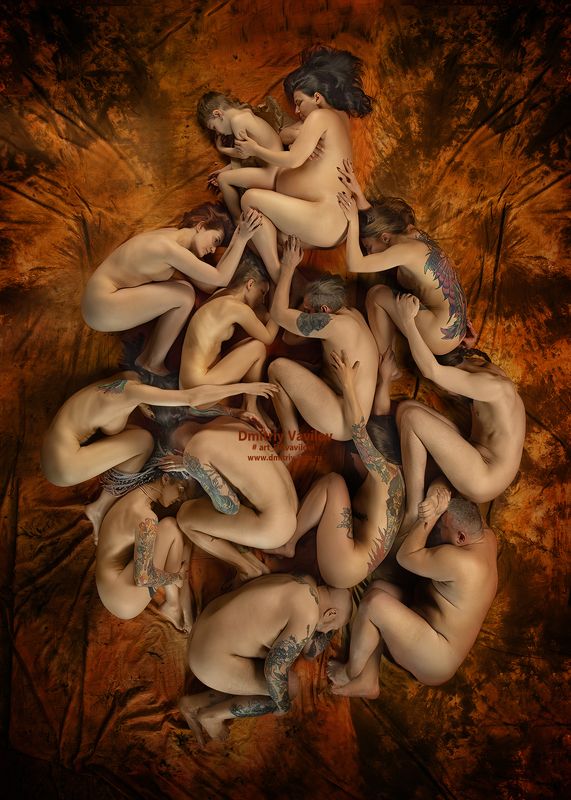 art_davavilovi, portret, nude Motherhoodphoto preview