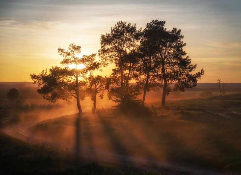 Лучи заката фото превью