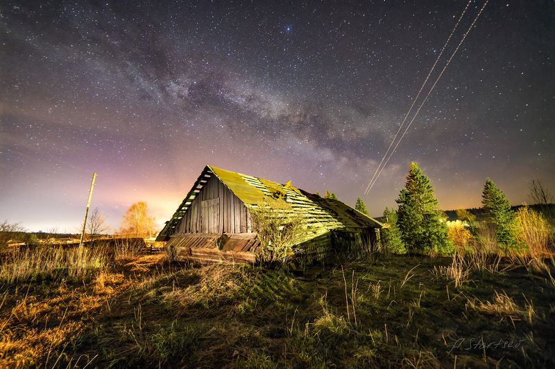 ночь, звезды, небо, млечный путь Звёздное небо и Млечный Путьphoto preview