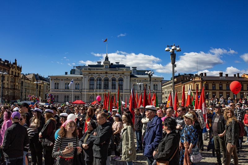 vappu, mayday, people, tampere, finland Vappu 2024photo preview