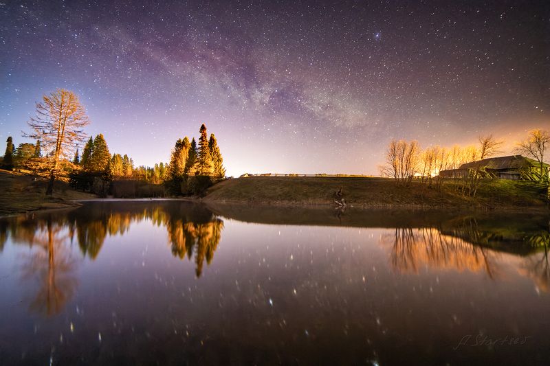 ночь, звезды, небо, млечный путь Звёздное небо и Млечный Путьphoto preview