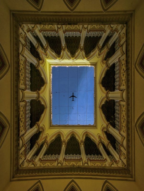 #architecture #symetrical #india #art #yellow  The pavilion of  Bangalore Palacephoto preview