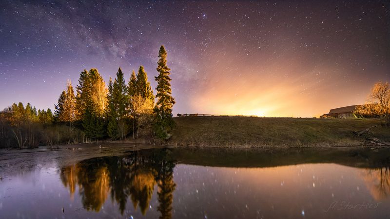 ночь, звезды, небо, млечный путь Звёздное небо и Млечный Путьphoto preview