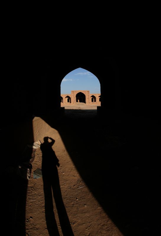 #Architecture  #Iran #caravansary #black  #travel Morning in the Caravansaryphoto preview