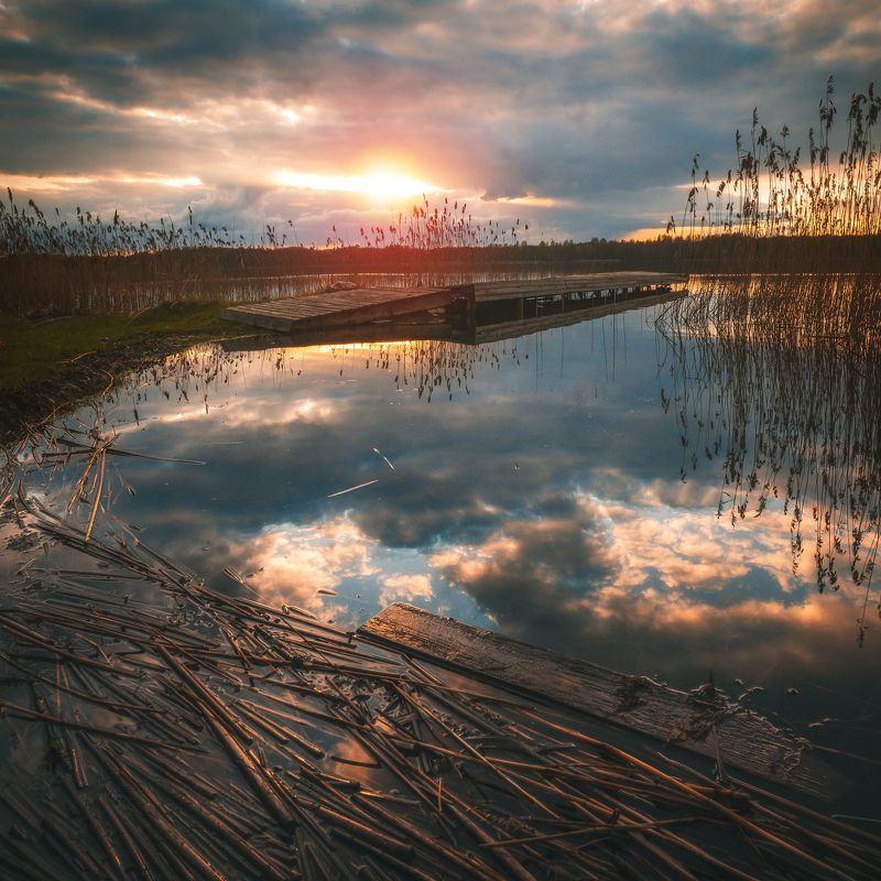 Sun over Lakephoto preview