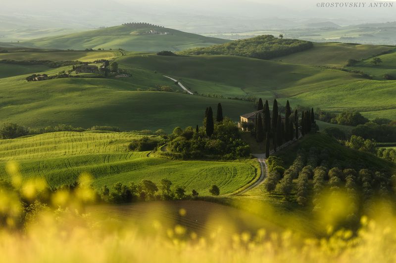 Тоскана, весна, восход, Италия, фототур Весеннее утро в Тоскане | фототур в Тоскануphoto preview