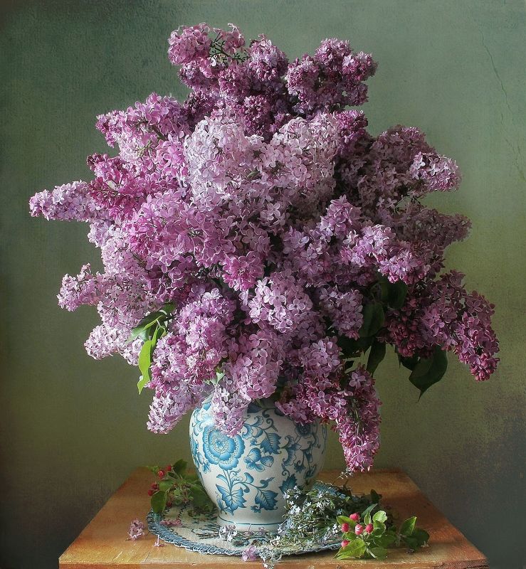 натюрморт, цветы, сирень, весна, марина филатова, май Красота аметистовых кружев фото превью