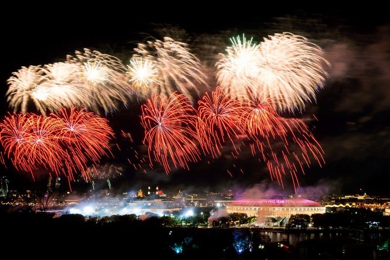 #москва Праздничный салют в День Победы - 9 мая 2024г.photo preview