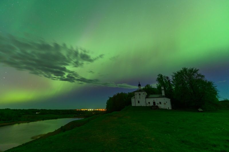 псков, пейзаж, В зелёных тонах...photo preview