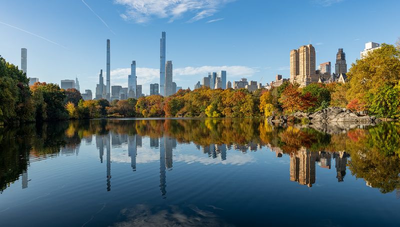 New York, Manhattan, central park,  Morning in Manhattanphoto preview