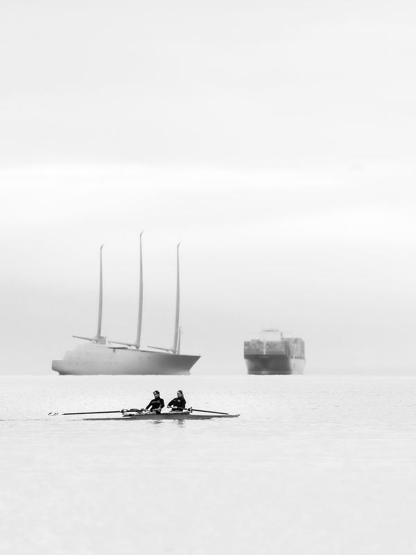 #trieste #italy #sailingyahta #rowing #sea Rowers in Triestephoto preview