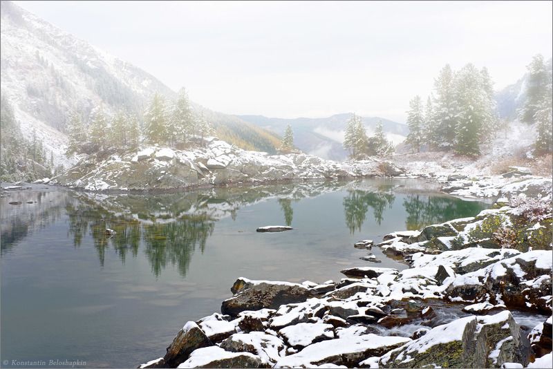 алтай, константин белошапкин, куйгук, озеро, осень, туман Там, за облаками...photo preview