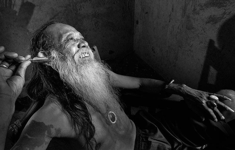 . monochrom, Black & white, Mood, Portrait Me Timephoto preview