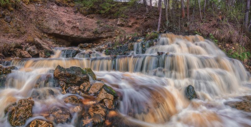 водопад Водопад на р. Панеретка фото превью