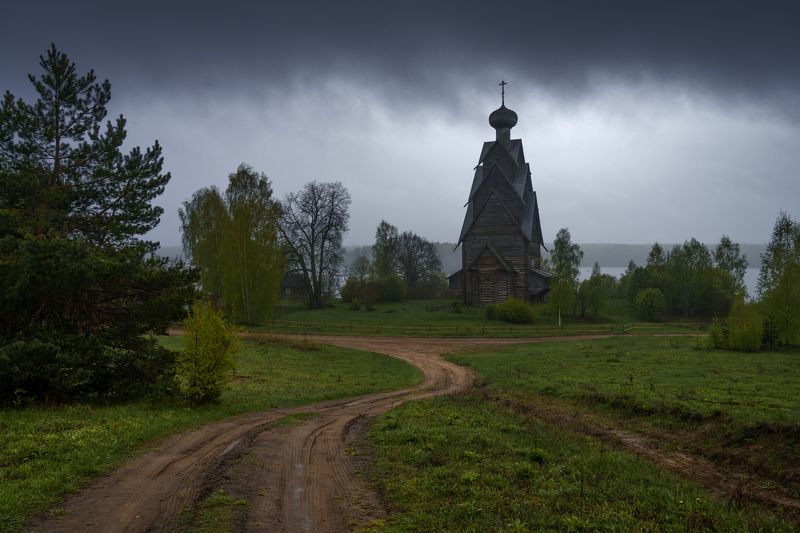 ширков погост, ширково, озеро вселуг Дождливый деньphoto preview