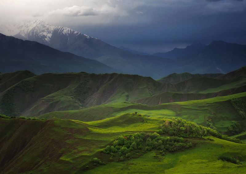 кавказ, ингушетия, горы Весна в Ингушетииphoto preview