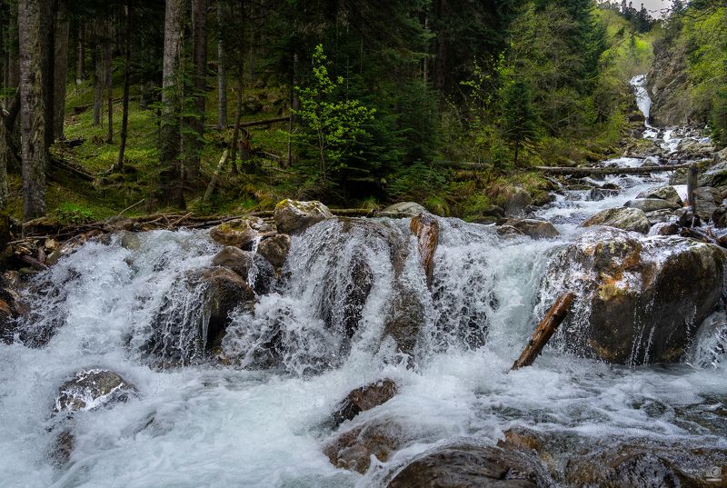 река водопад горы Пороги реки Белаяphoto preview