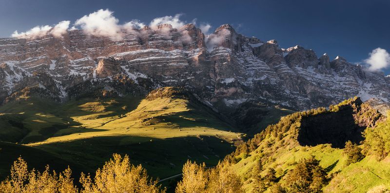 Панорама Цорейломского хребта, Ингушетияphoto preview