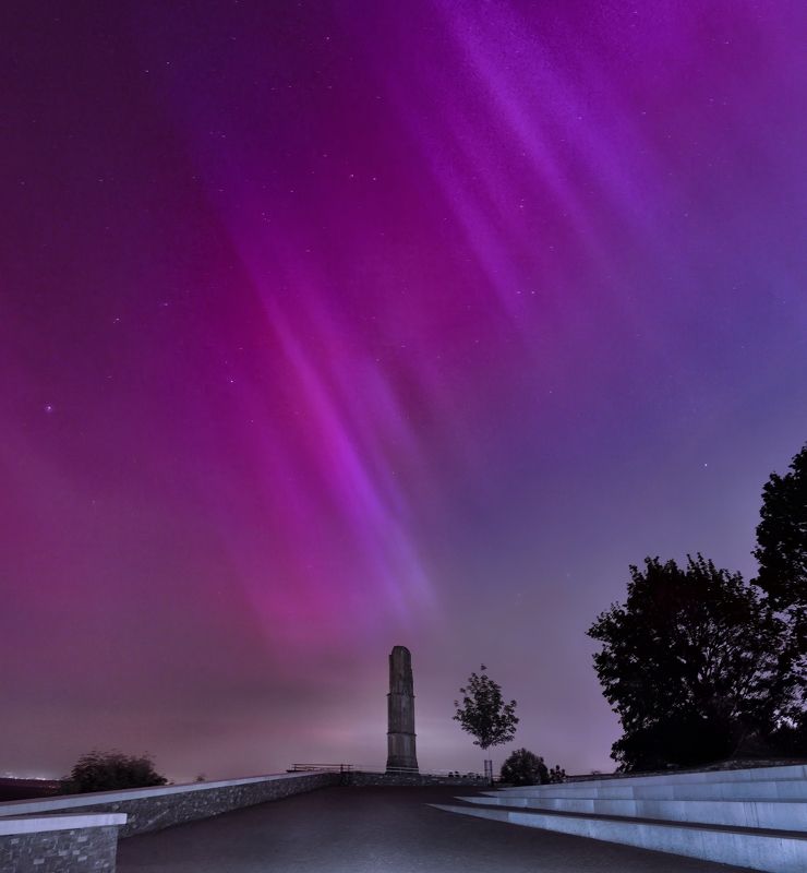 Северное сияние над южной Германиейphoto preview