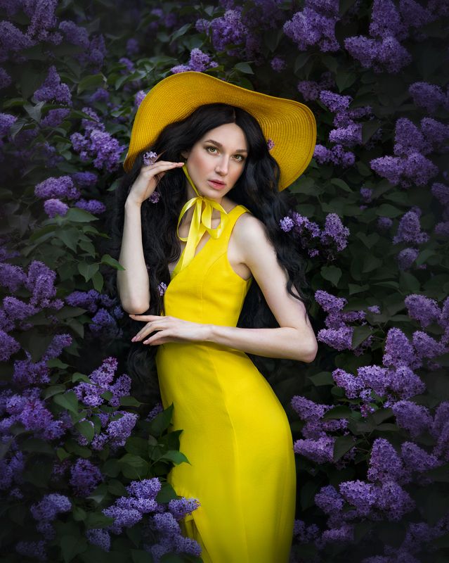 Фотограф Юлия Дюдина, Фотограф Нижний Новгород, арт фотограф,  волшебная фотосессия, фотосессия цветение, фотосессия в сирени, фотосессия в цветении photo preview