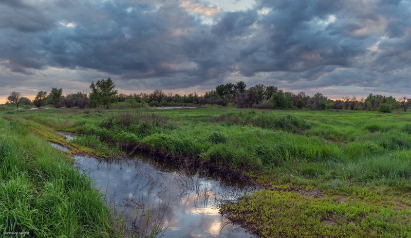 весна, орск, природа Весенний вечерphoto preview