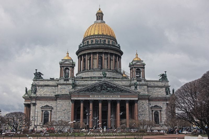 исаакиевский собор, архитектура, городской пейзаж, санкт-петербург, исаакиевская площадь, история Исаакиевский соборphoto preview