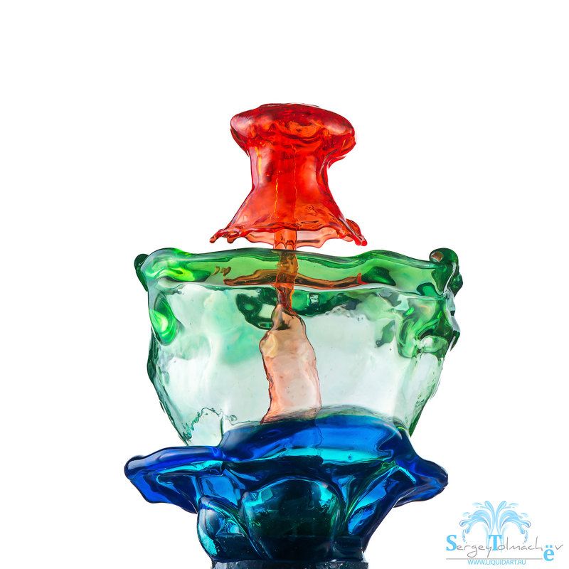 сергейтолмачев, вода, капли, скульптурыизводы, всплеск, уменянакухне, жидкоеискусство, Многоцветная капляphoto preview