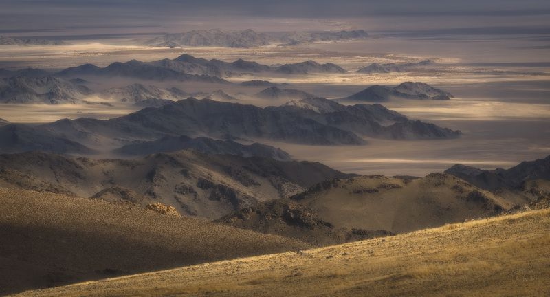 монголия, горы Просторы Монголииphoto preview