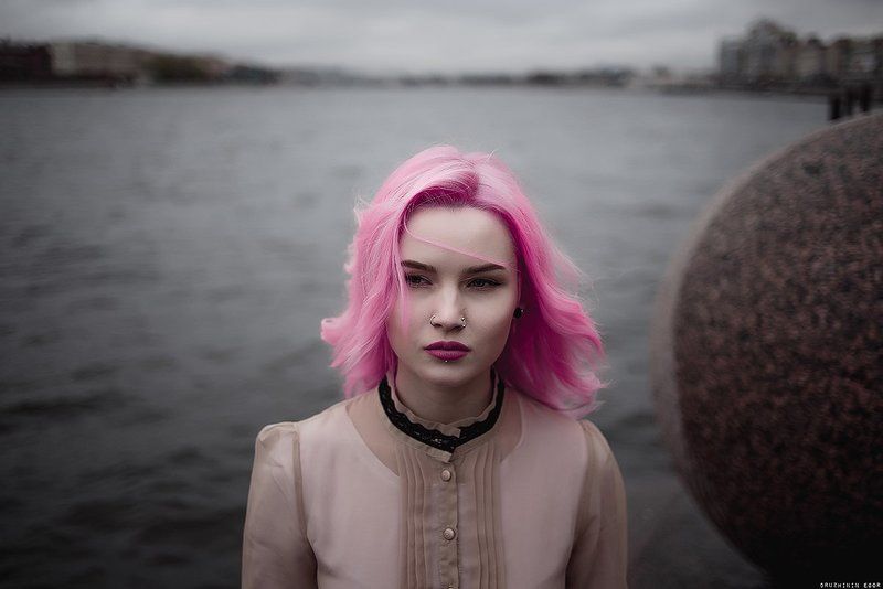 спб, девушка, розовый, мрак, никон Екатеринаphoto preview