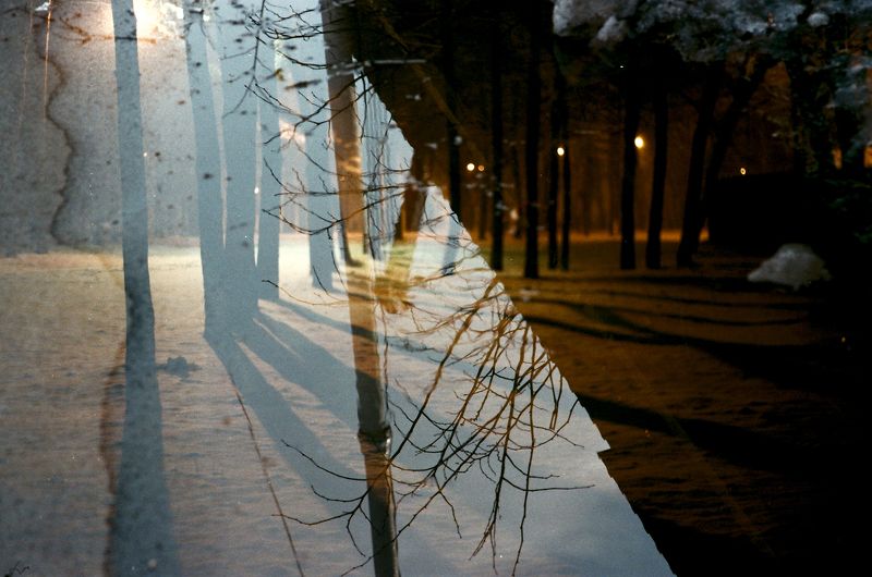 Город, Мультиэкспозиция Color filmphoto preview