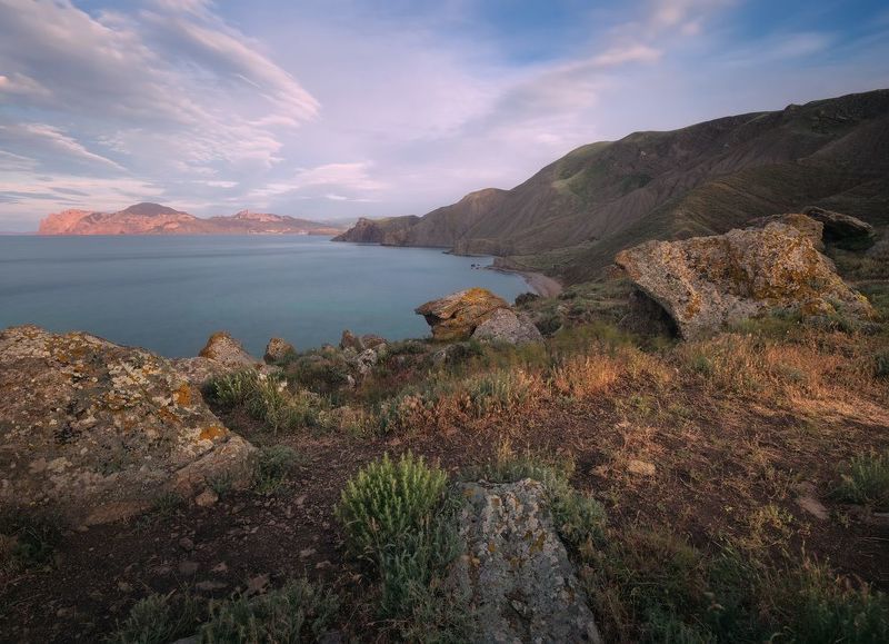 крым, море, орджоникидзе, коктебель, карадаг Коктебельский заливphoto preview