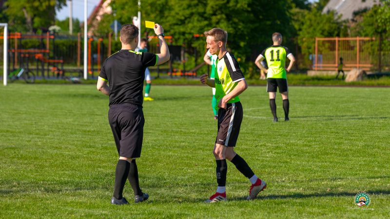 футбол, матч, карточка. наказание, судья, футболист, Мамоново, стадион, фотография, Свирин Вадим, 2024, football, match, card. punishment, judge, football player, Mamonovo, stadium, photography, Vadim Svirin Жёлтая карточка.photo preview