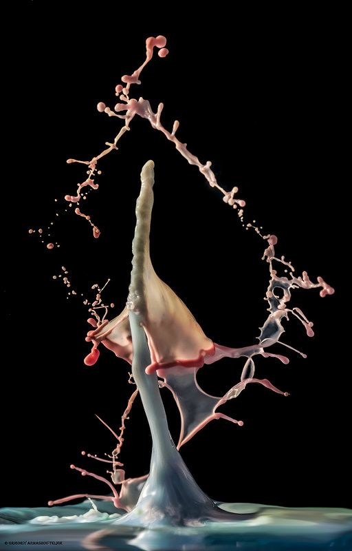 drops, water, macro, liquid, colors Drops фото превью