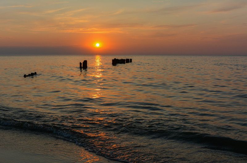 закат, море Летний вечер самый теплый ....photo preview