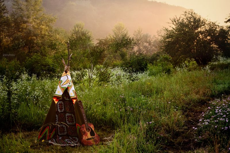 пейзаж, лето, закат Романтика летних закатовphoto preview