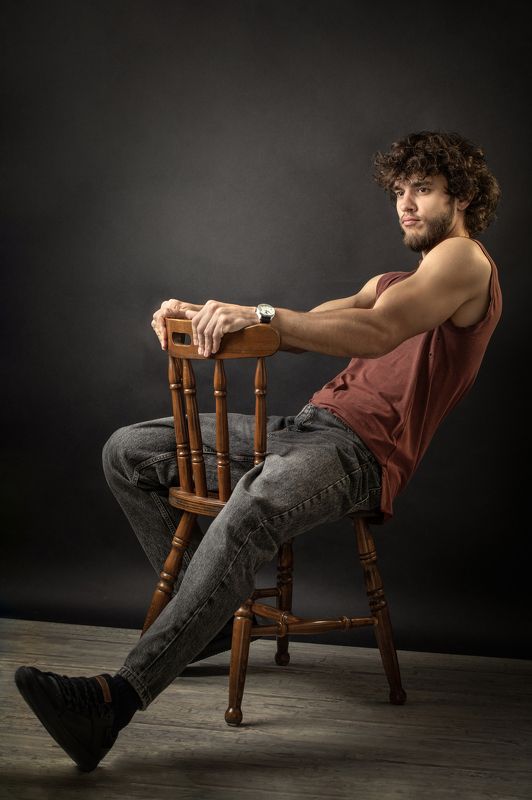 Man, chair, watch Alexander the greatphoto preview